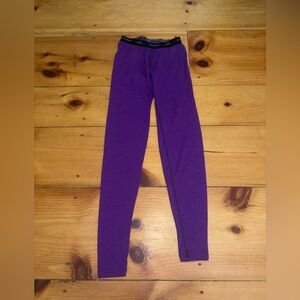 Coldpruf Purple Thermal Base Layer Leggings | Cold Weather | Stretch